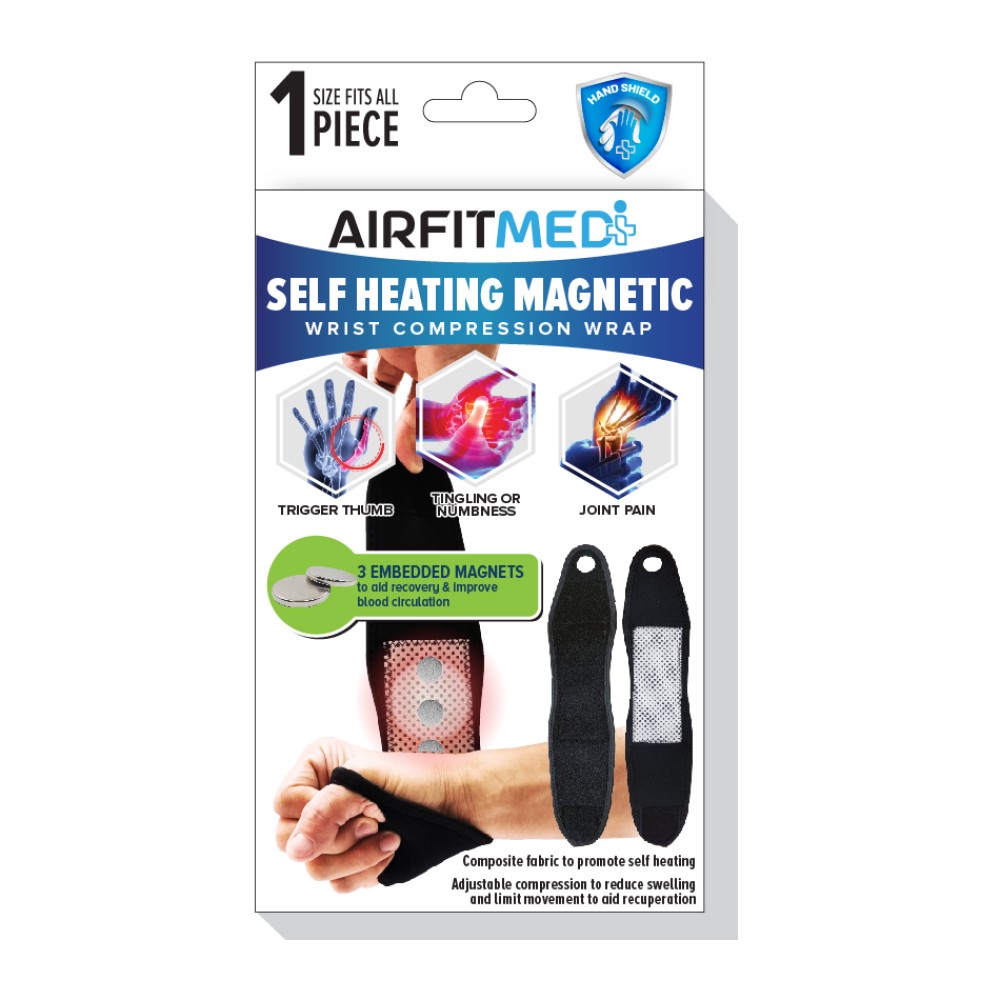 Airfit Medi Magnetic Self Heating Wrist Wrap