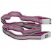 PRO-TEC STRETCH BAND - Grip Loop Technology (warm up for pre-dance, run & other active workouts) GREY/PINK