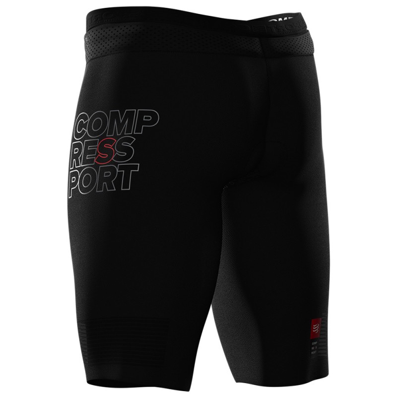 Emjay COMPRESSPORTUnisex Triathlon Under Control Short Black