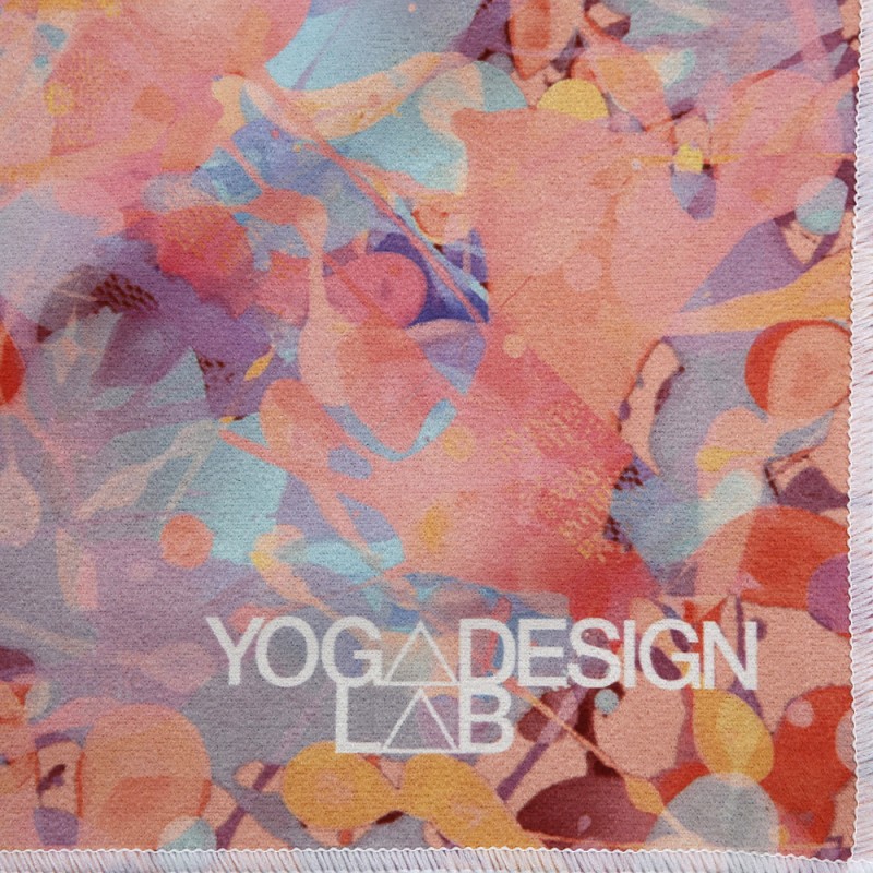 Emjay YOGA DESIGN LAB Whipstitch Mat Towel Kaleidoscope
